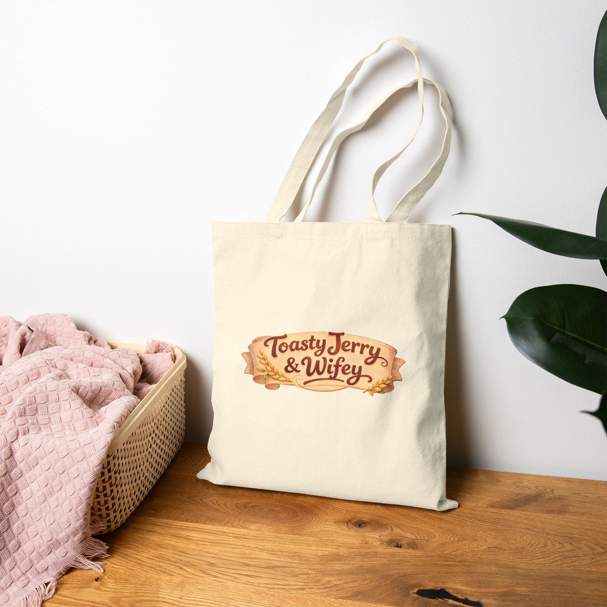 Canvas Tote — Toasty Jerry & Wifey Story Book
