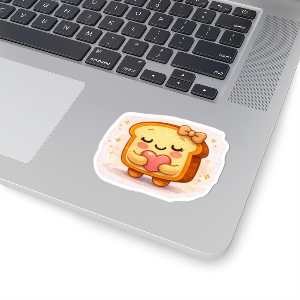 Cute Toast Heart Sticker