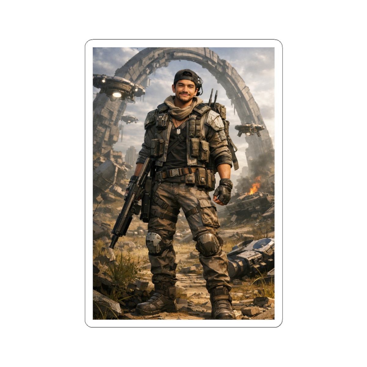 Kiss-Cut Sticker — ToastyJerry Tactical Gamer