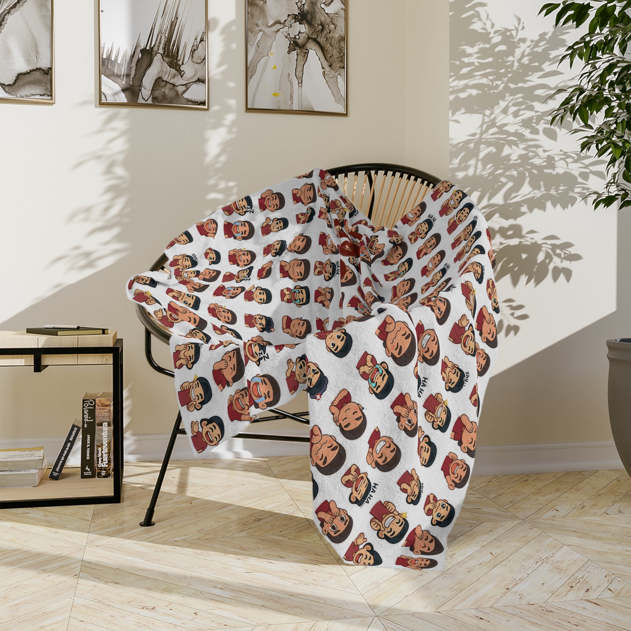 ToastyJerry Emoji - Velveteen Microfiber Blanket