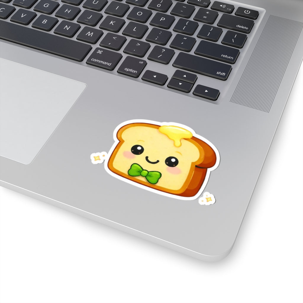 Kiss-Cut Sticker — Toasty Lime Green Bowtie