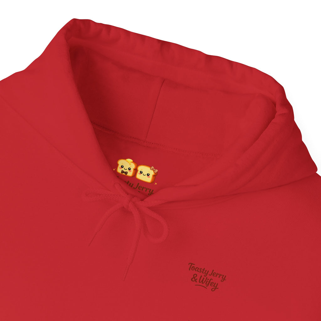 Lightweight Hoodie - ToastyJerry & Wifey Hoodie (Small Text Front)