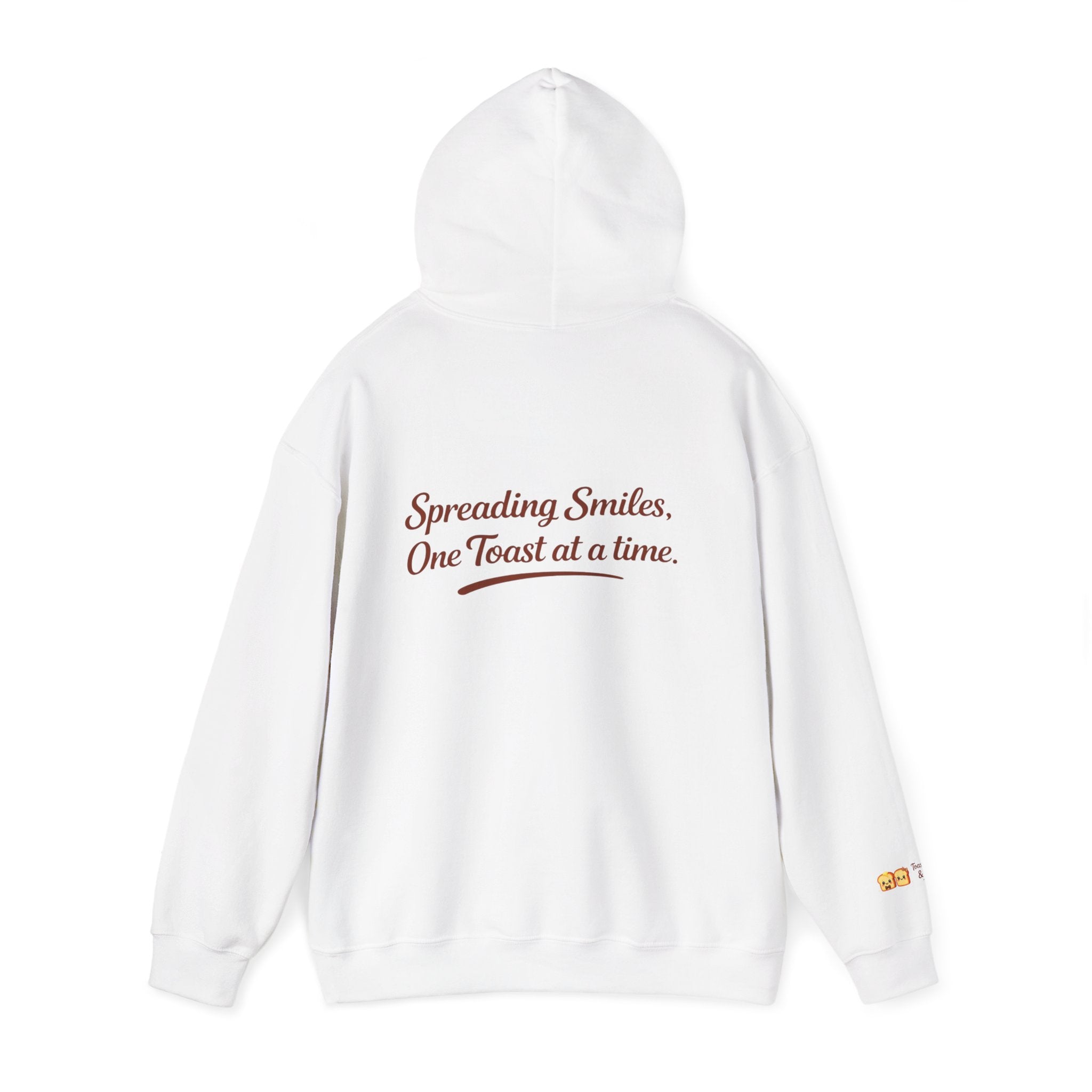 Lightweight Hoodie — "Spreading Smiles, One Toast at a Time." Graph Hoodie