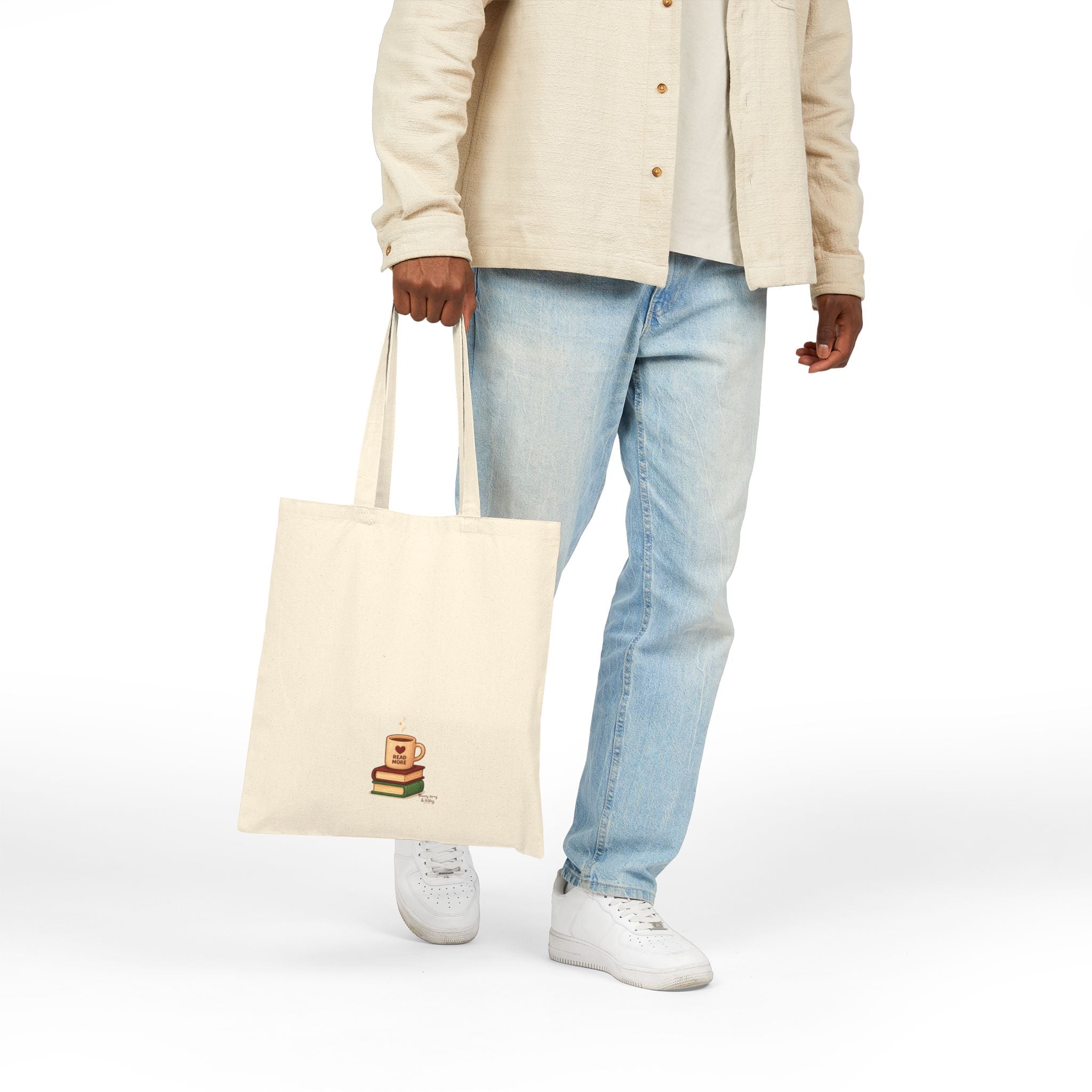 Cozy Hubby Book Lover Tote Bag