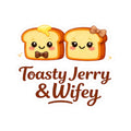 Kiss-Cut Sticker — "ToastyJerry & Wifey" Couple Vinyl Decal