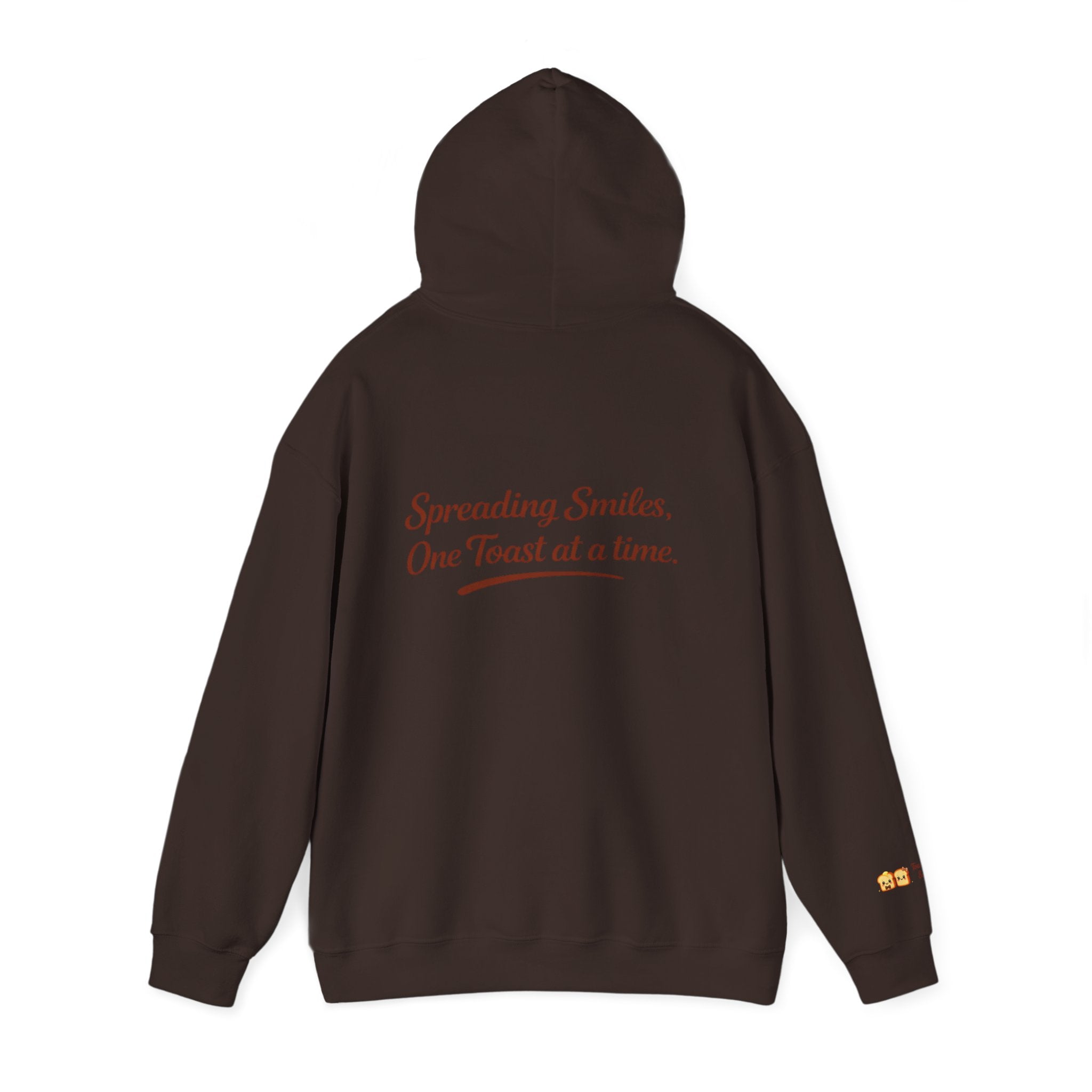 Lightweight Hoodie — "Spreading Smiles, One Toast at a Time." Graph Hoodie
