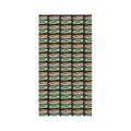 Lightweight Face Scarf Neck Gaiter — License Plate "Toasty Jerry" Neon Rave Pattern