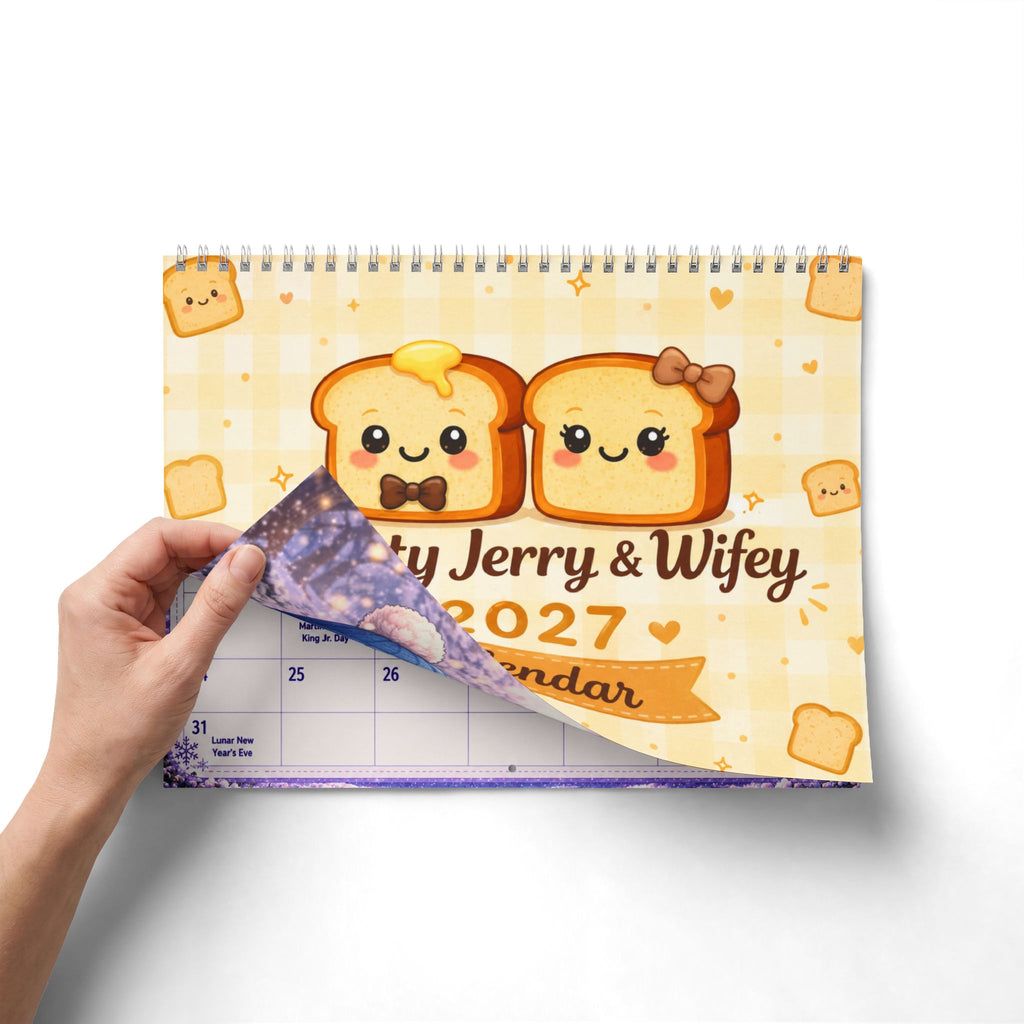 Toasty Jerry & Wifey 2027 Wall Calendar