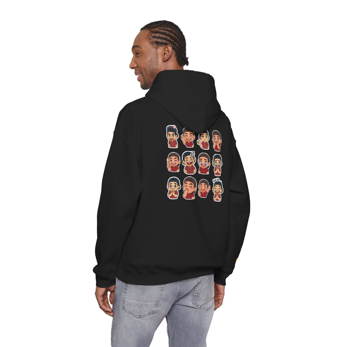 ToastyJerry Emoji Face - Graphic Hoodie