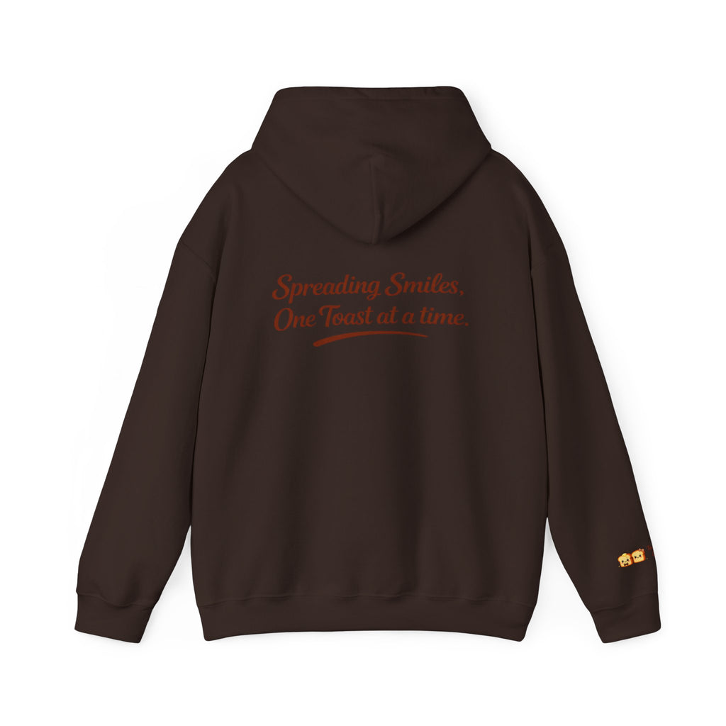 Lightweight Hoodie — "Spreading Smiles, One Toast at a Time." Graph Hoodie