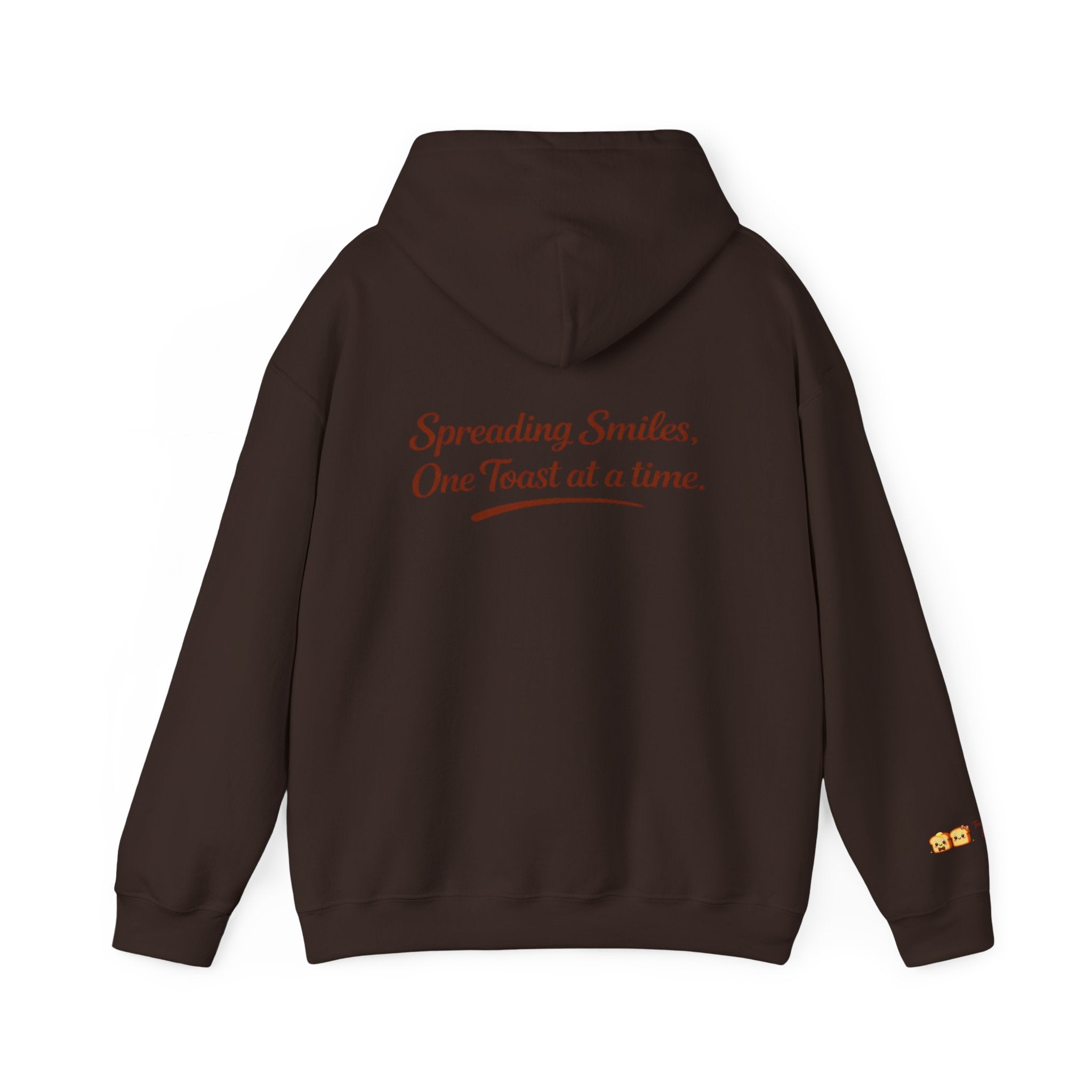 Lightweight Hoodie — "Spreading Smiles, One Toast at a Time." Graph Hoodie