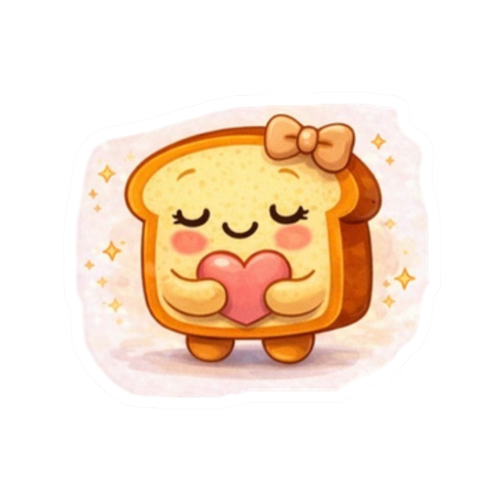 Cute Toast Heart Sticker