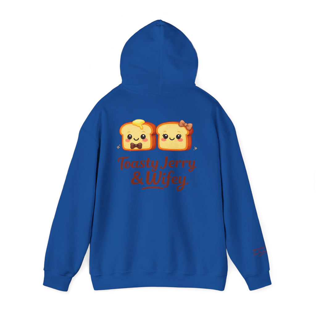 Lightweight Hoodie - ToastyJerry & Wifey Hoodie (Small Text Front)