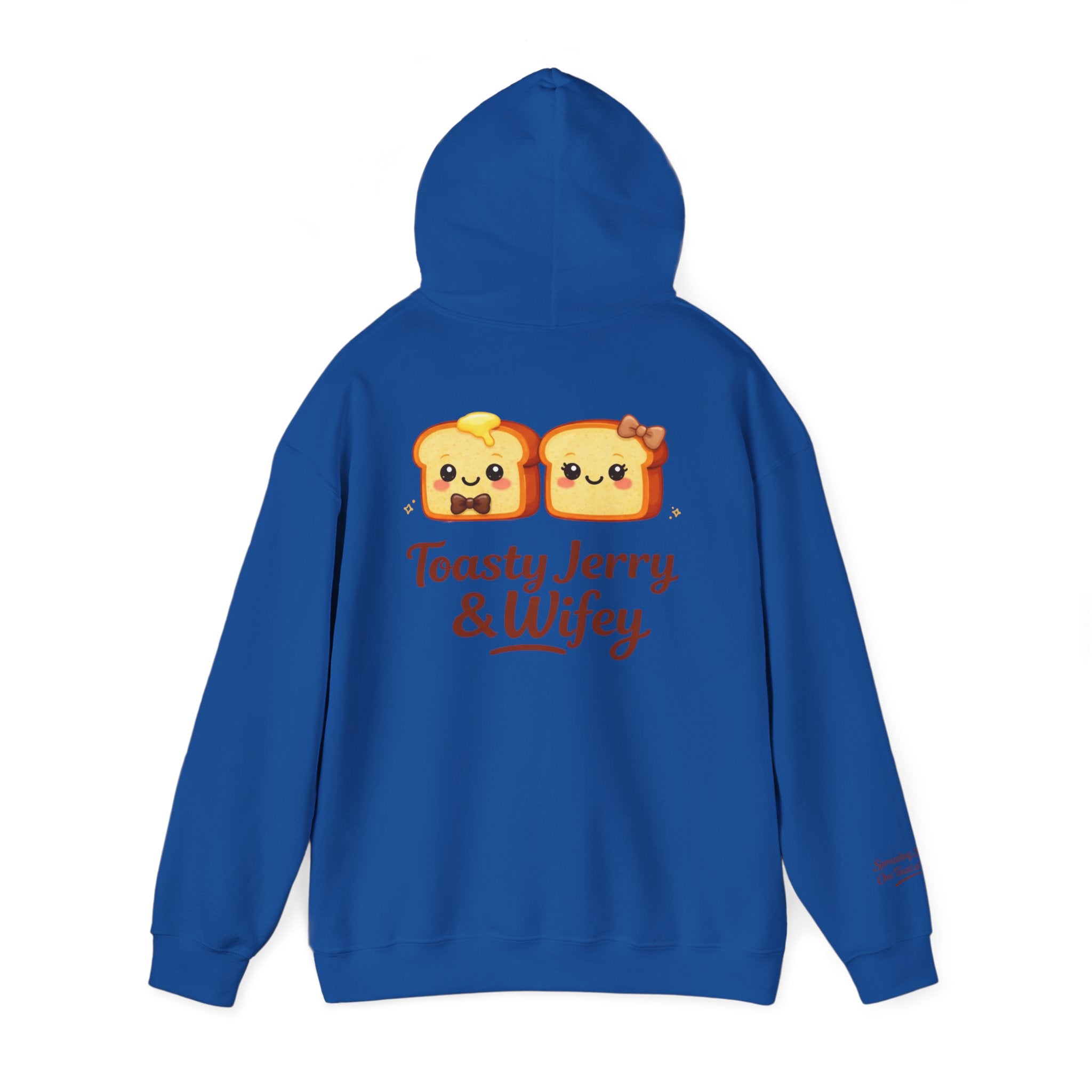 Lightweight Hoodie - ToastyJerry & Wifey Hoodie (Small Text Front)
