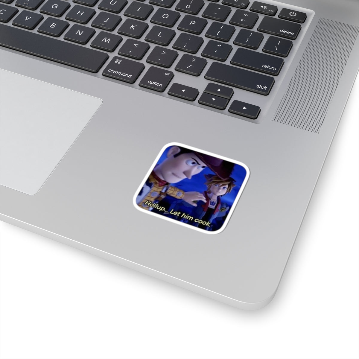 Humorous Movie Quote Sticker — 'Help... Let him cook' Kiss-Cut Sticker