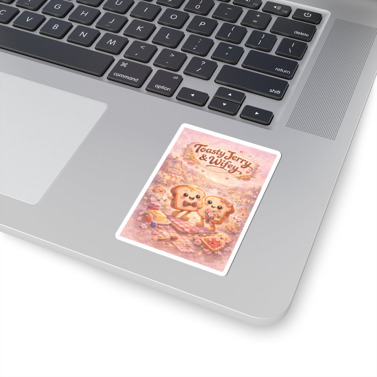 Toasty Jerry & Wifey Story Book Cover Kiss-Cut Sticker
