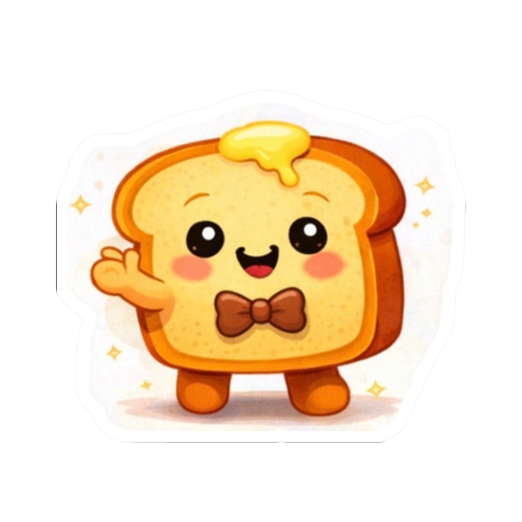 Cute Waving Toast Sticker