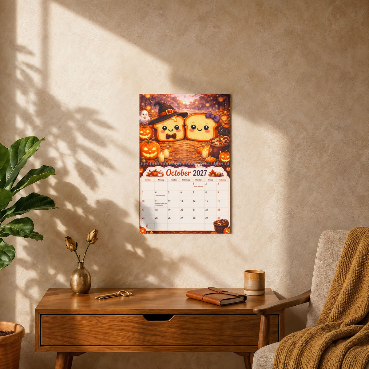 Toasty Jerry & Wifey 2027 Wall Calendar