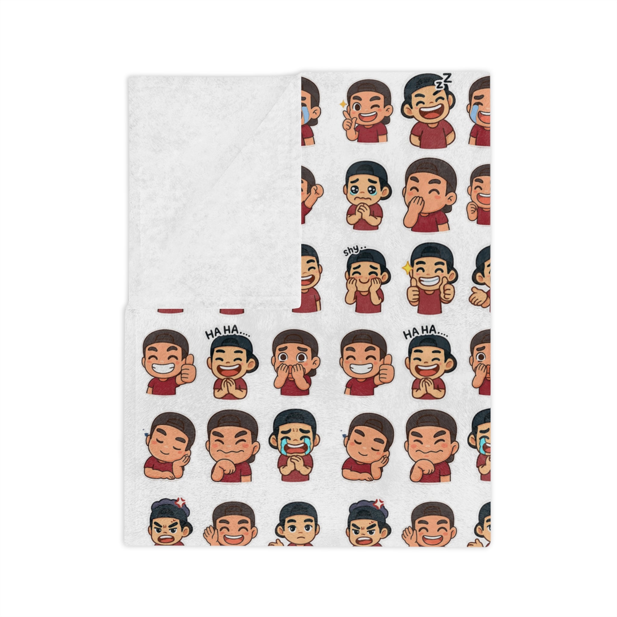 ToastyJerry Emoji - Velveteen Microfiber Blanket
