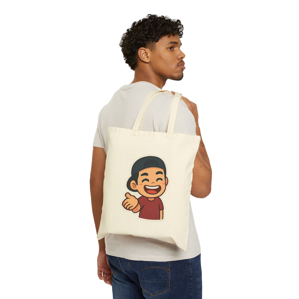 Tote Bag — Toasty Jerry Emoji Face Canvas Tote Bag