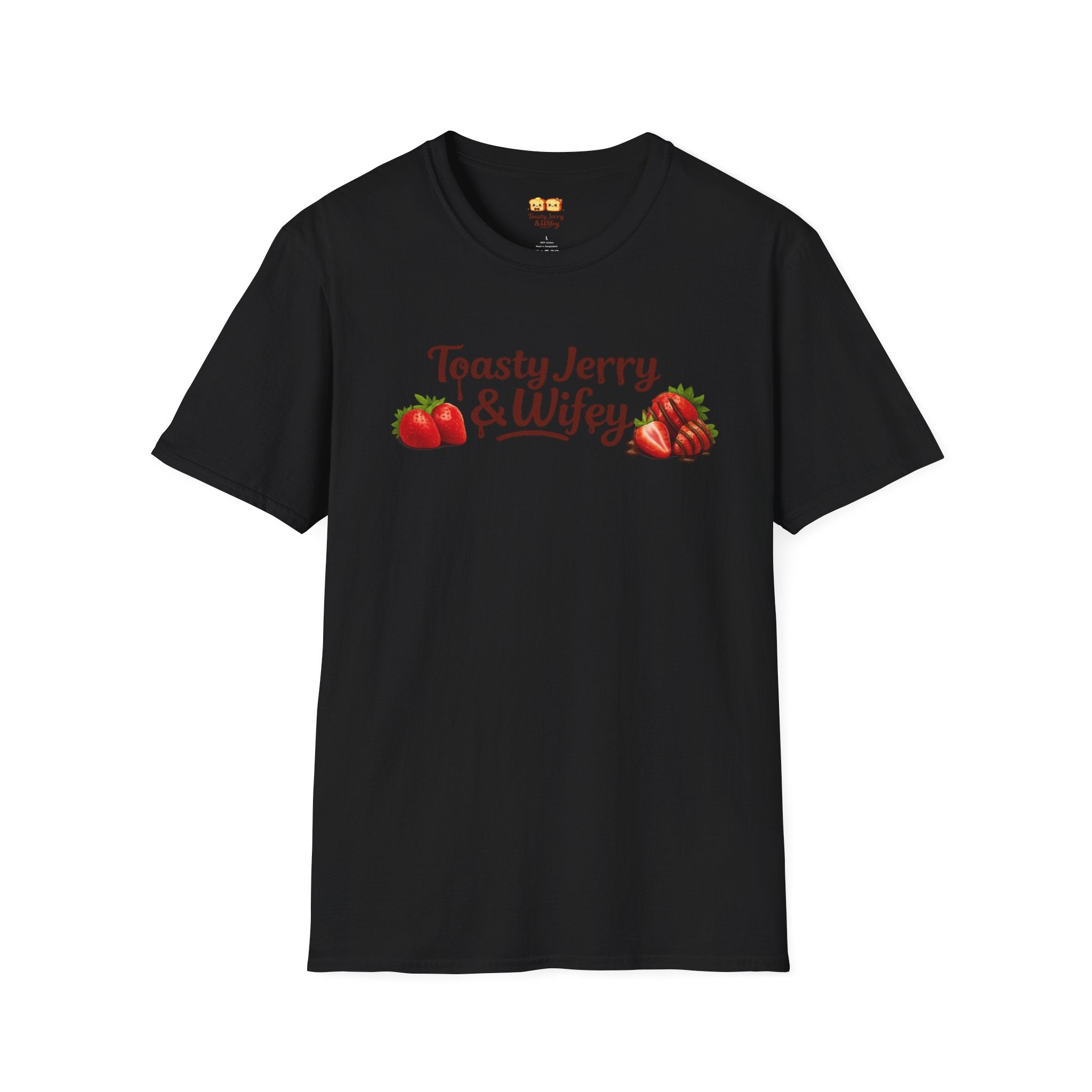 "Toasty Jerry & Wifey" Strawberry + Chocolate T-Shirt