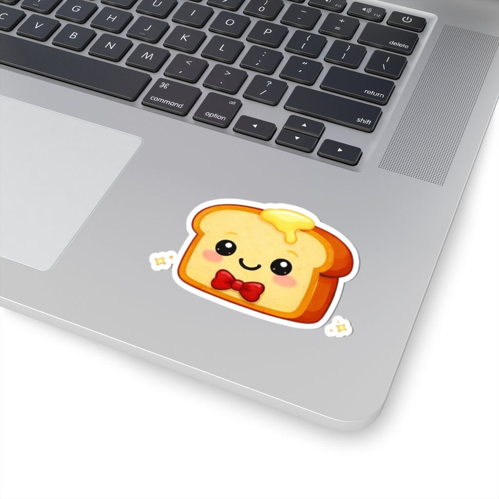 Kiss-Cut Sticker — Toasty Red Bowtie